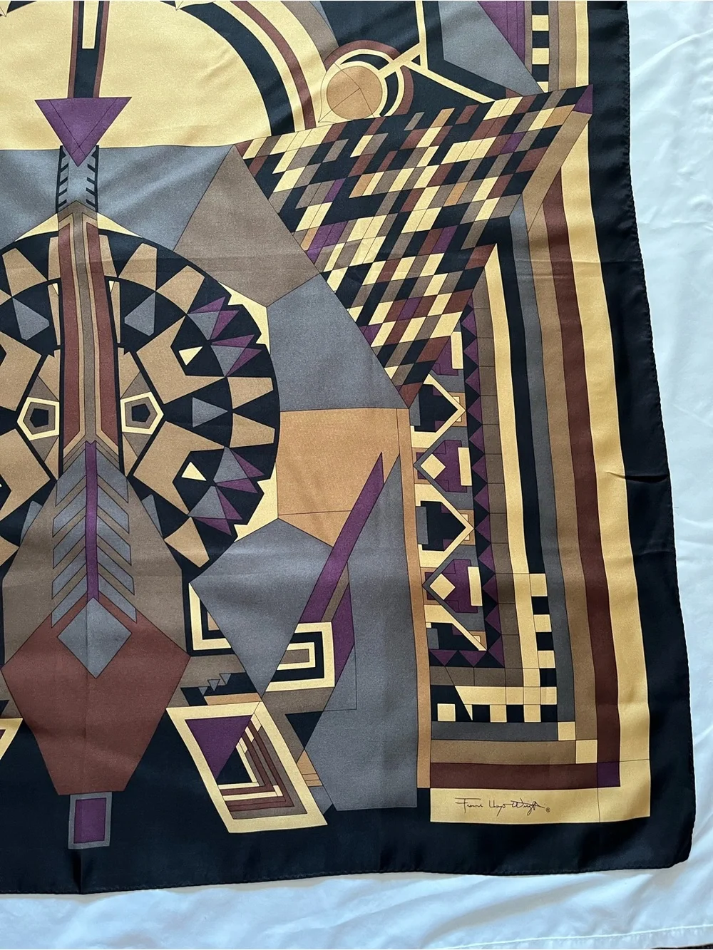 The Metropolitan Museum of Art Silk Scarf Frank Lloyd Wright square scarf 33”